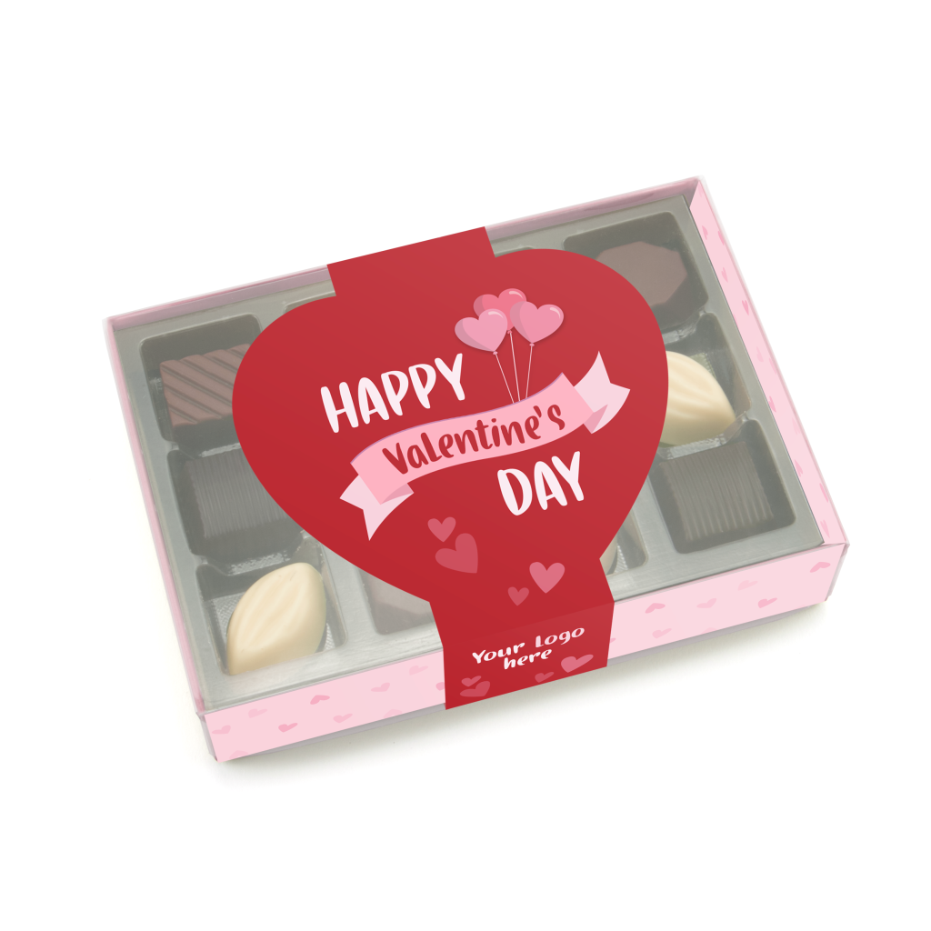 Valentines Luxury 12 Choc Box - Chocolate Truffles